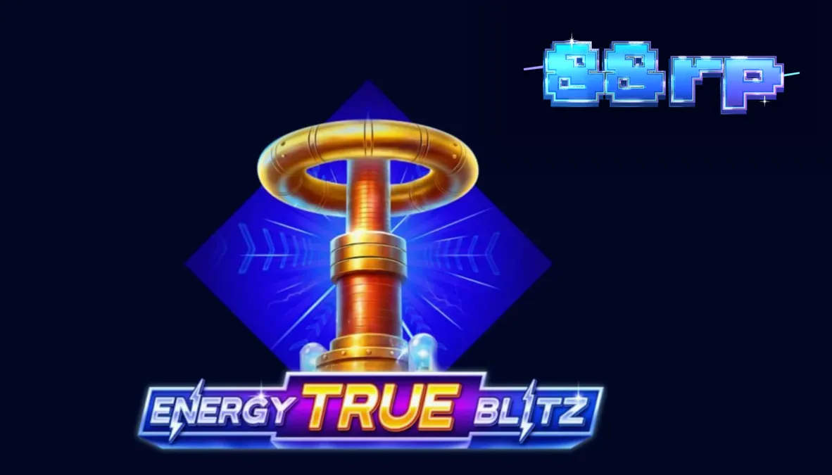 Tampilan visual slot Energy True Blitz dengan tema neon elektrik