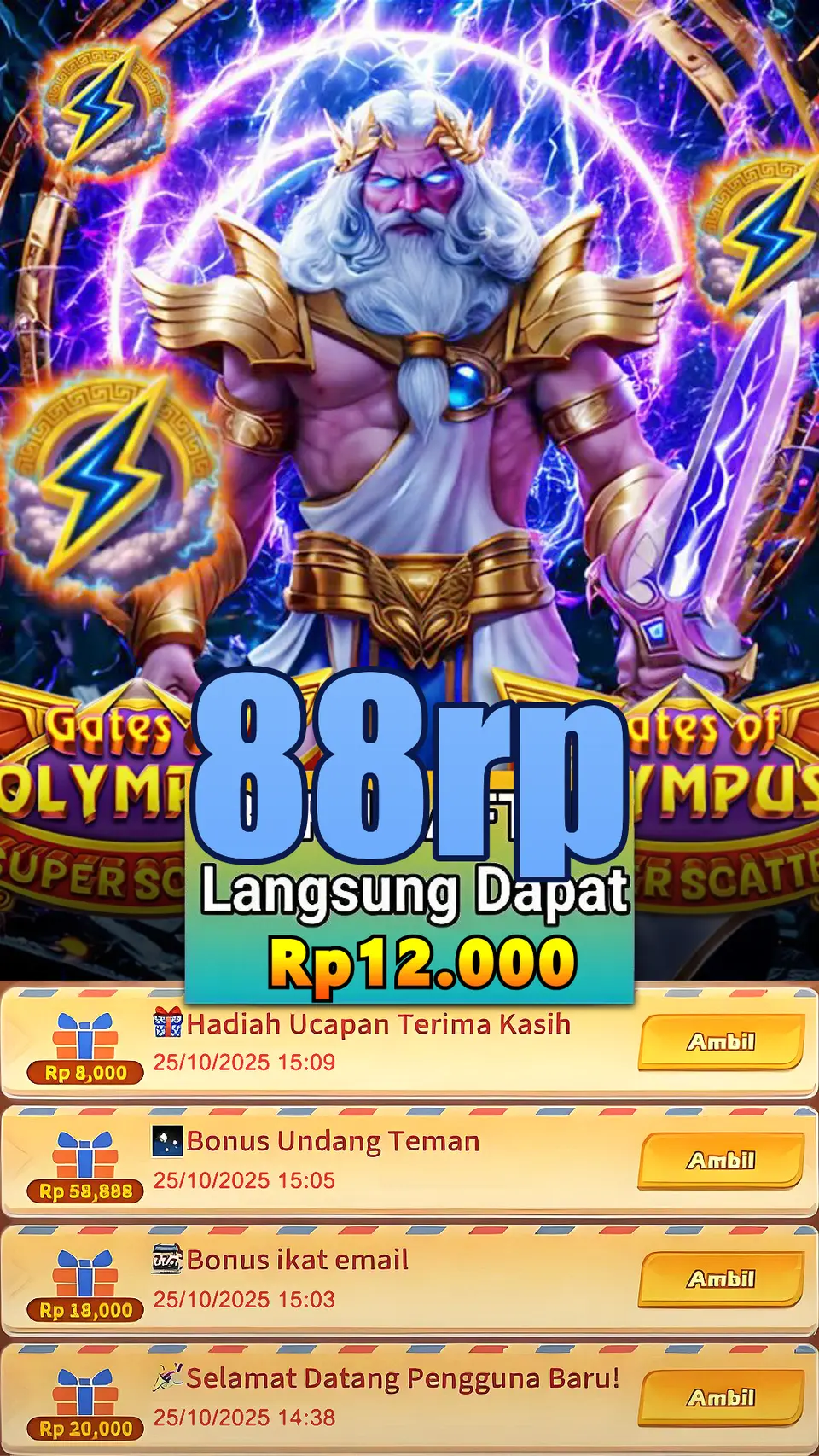 88rp Masuk